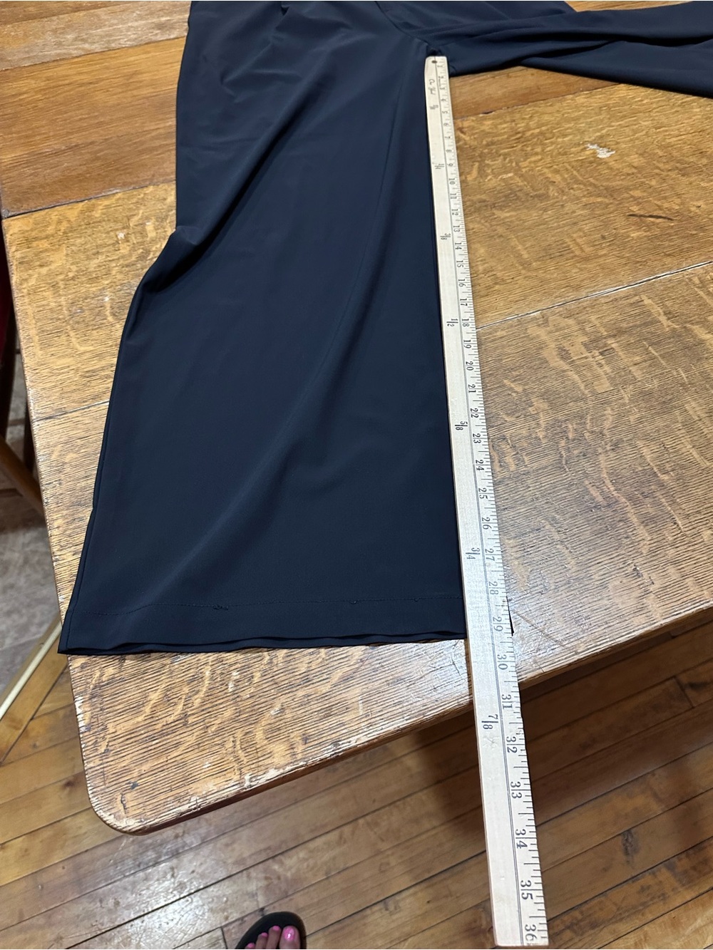 Athleta women’s sz 8 black Wide-Leg Pull-On Pants - Picture 6 of 10